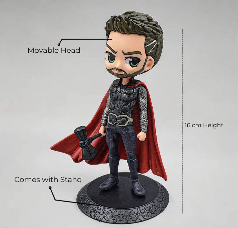 Thor Q Posket Style Premium Action Figure With Storm breaker – 16 cm