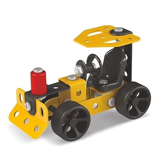 Mechanix Beginner STEM Toy| Bikes, Bulldozer, Giant Wheel