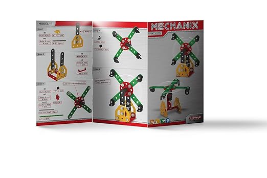 Mechanix Beginner STEM Toy| Bikes, Bulldozer, Giant Wheel