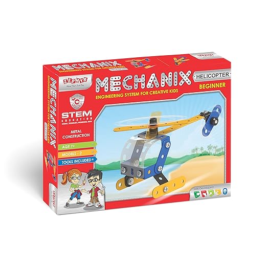 Mechanix Beginner STEM Toy| Bikes, Bulldozer, Giant Wheel