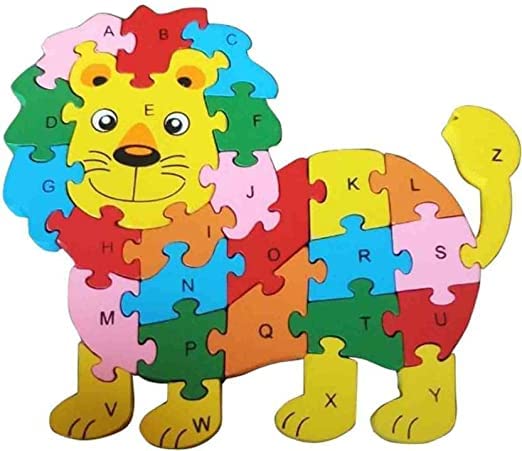 Alphabet and Number Wooden Jigsaw Puzzle (5 Variations)