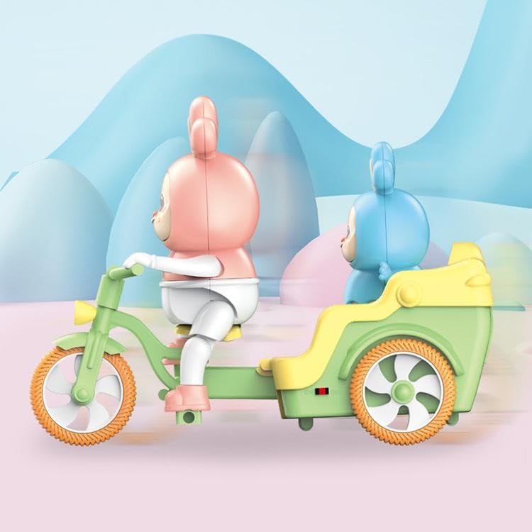 Electric Tricycle | Bump & Go Action with Lights & Music | Funny Rabbit | Funny Duck