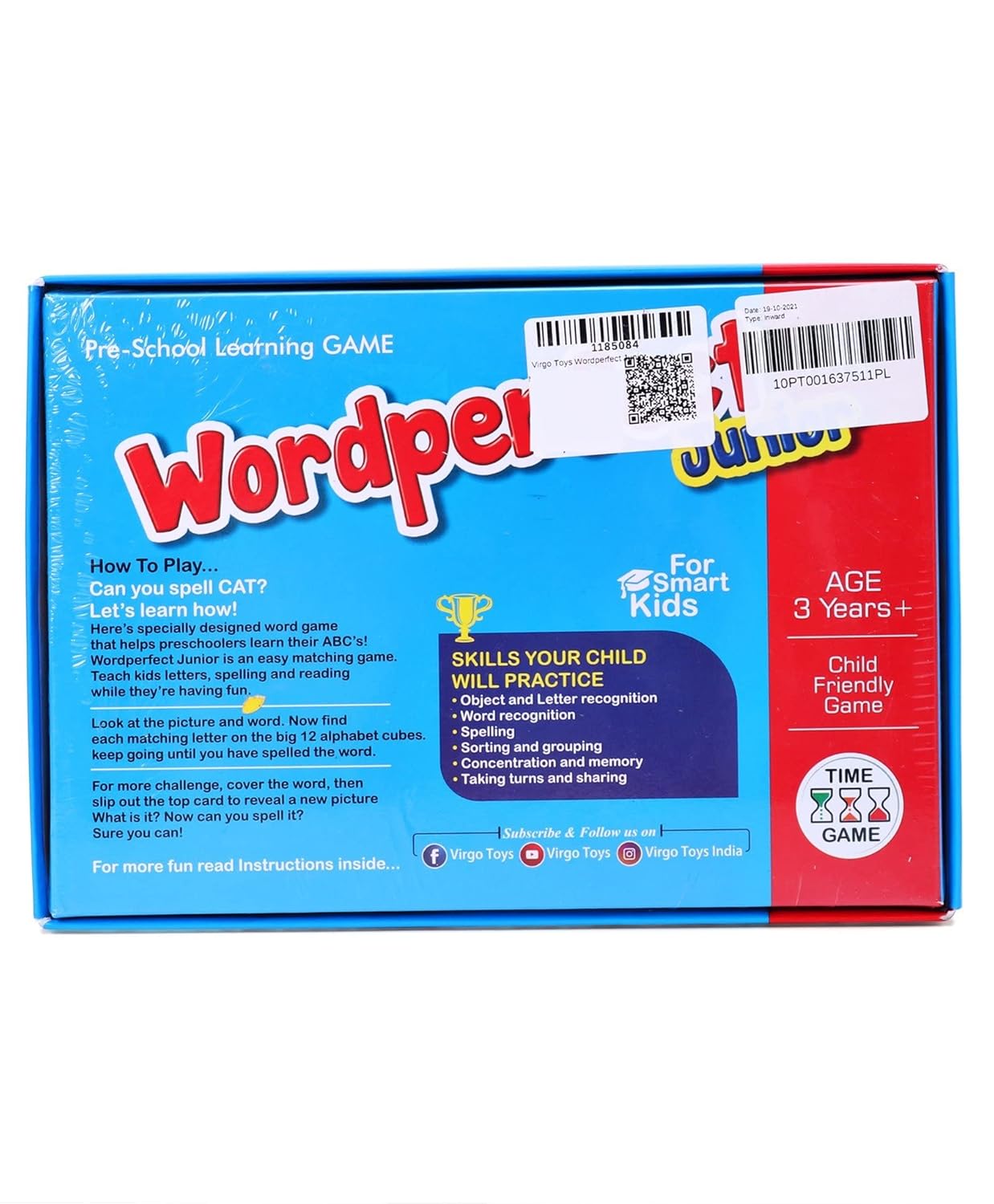 Wordperfect |Vocabulary & Grammar Matching Puzzle Game for Kids | STEM Educational Toy to Boost Language Skills