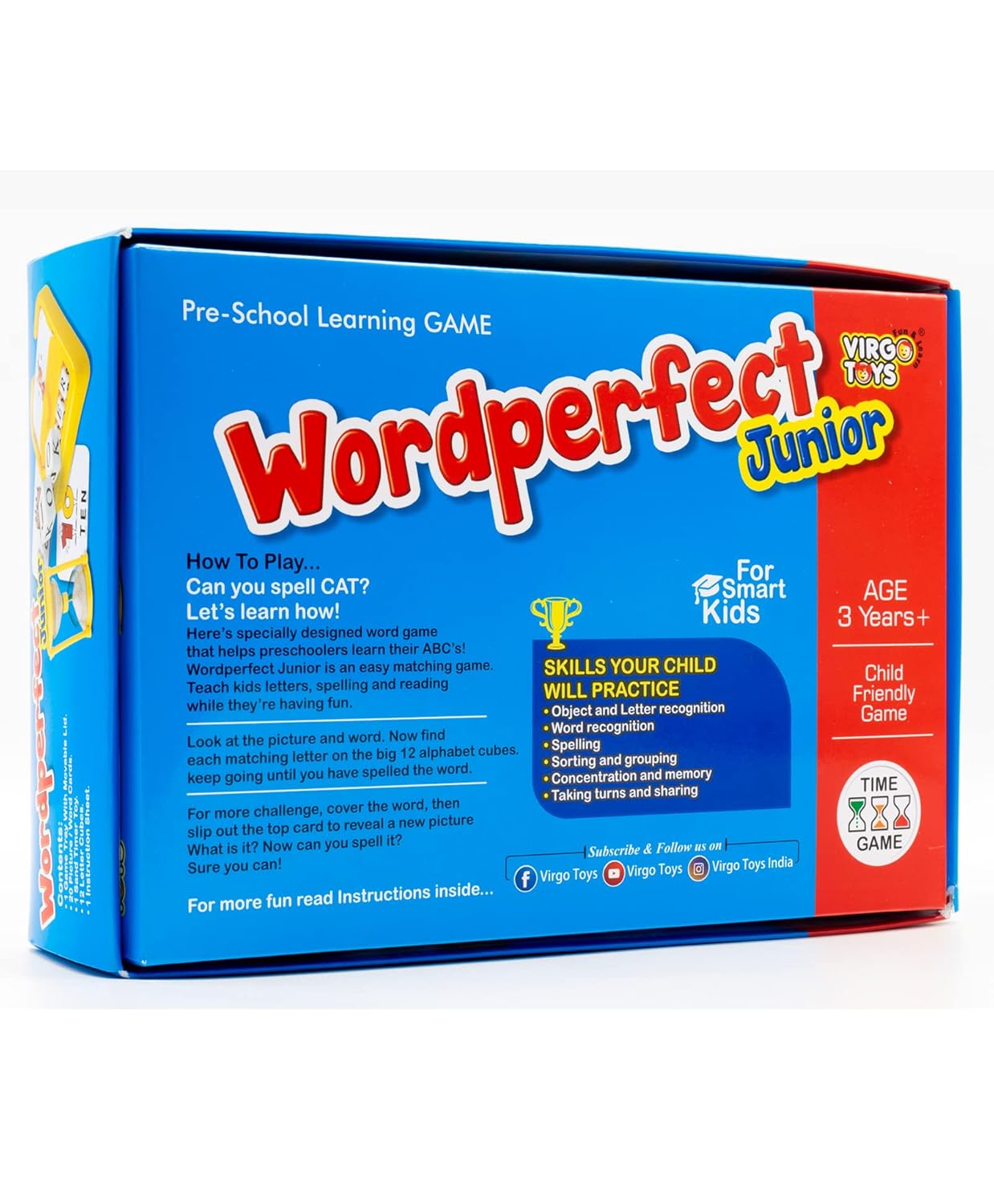 Wordperfect |Vocabulary & Grammar Matching Puzzle Game for Kids | STEM Educational Toy to Boost Language Skills