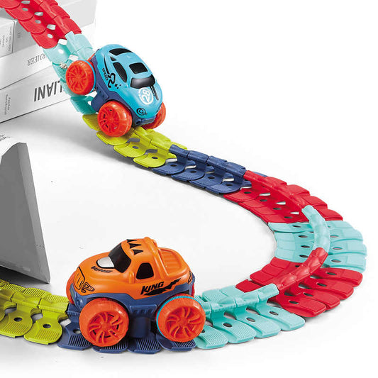 Changeable Track Anti Gravity Race Car Track Set with LED Light-Up