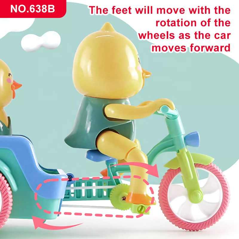 Electric Tricycle | Bump & Go Action with Lights & Music | Funny Rabbit | Funny Duck