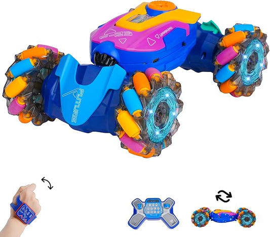 Premium Gesture Sensing All Terrain 4WD RC Stunt Car with Fog Mist & Music