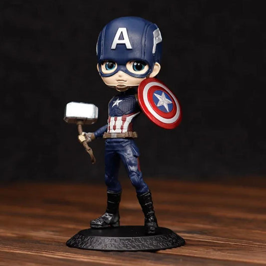 Captain America Q Posket – 15 cm | Movable Head | Limited Edition Collectible