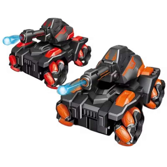 Remote Control Water Bomb Tank | RC Off-Road Stunt Car with 360° Rotation & Sensing Mode