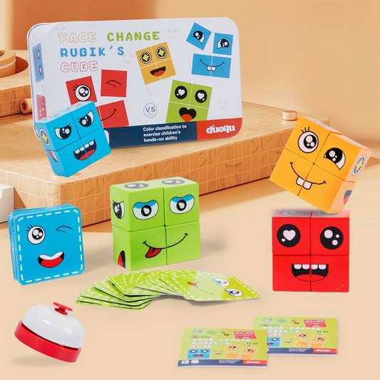 Face Cube Change Puzzle for Kids| Emoji Expressions Matching Game